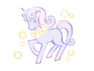 ユニコーンと星