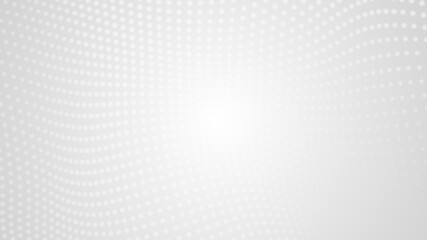 Dot white gray wave light technology texture background. Abstract big data digital concept. 3d rendering.