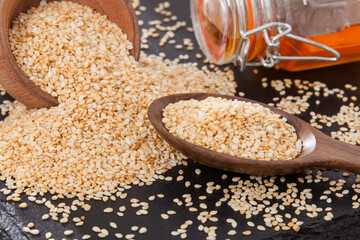 Edible Seeds Of Organic Sesame - Sesamum Indicum
