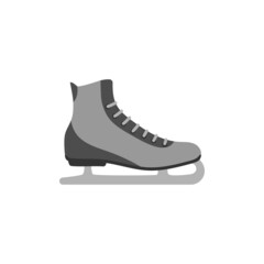 Ice skate icon design template isolated illustration