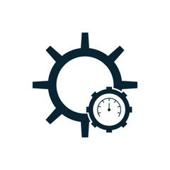 Efficiency icon design isolated on white background vector illustration