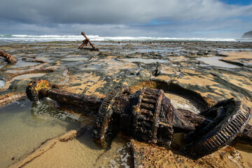 Anchor Ship Wreck Beach Australia