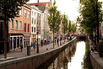 Fototapeta premium Traditional Old Buildings on a Canal