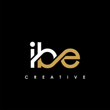 IBE Letter Initial Logo Design Template Vector Illustration