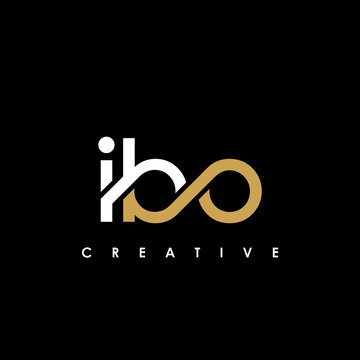 IBO Letter Initial Logo Design Template Vector Illustration