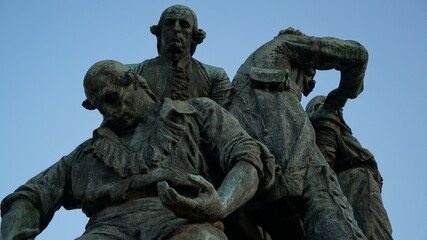 Statue detail at Brazil Independence park