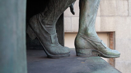 Statue detail at Brazil Independence park