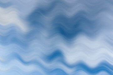 Obraz premium A heavenly wave of blue sky and white clouds