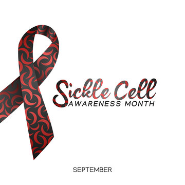 vector graphic of sickle cell awareness month good for sickle cell awareness month celebration. flat design. flyer design.flat illustration.