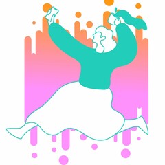 a happy girl with a phone