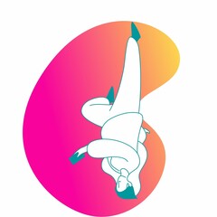 young girl with phone