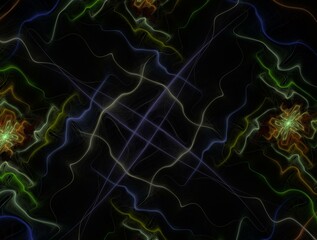 Imaginatory fractal background abstract Image