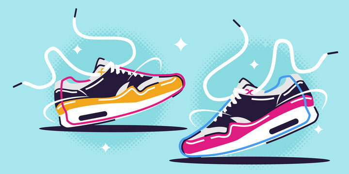 Illustration Of  Sneakers