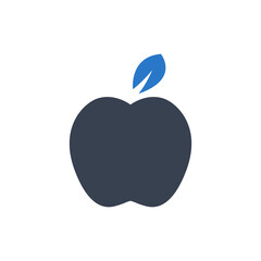 Apple icon vector graphic