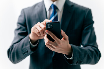 スマートフォン ・ビジネスマン