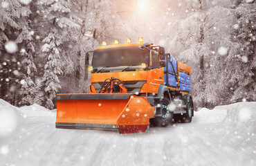 Professional snow cleaning - snow plow