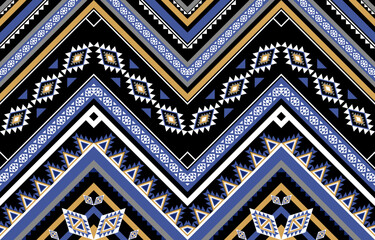Geometric ethnic pattern traditional. Seamless vector. Design for background,carpet,wallpaper,clothing,wrapping,Batik,fabric, illustration,embroidery.