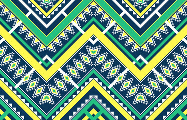 Geometric ethnic oriental pattern traditional. Seamless vector. Design for background,carpet,wallpaper,clothing,wrapping,Batik,fabric, illustration,embroidery.