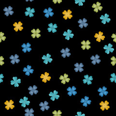 Fototapeta na wymiar flower graphic seamless pattern