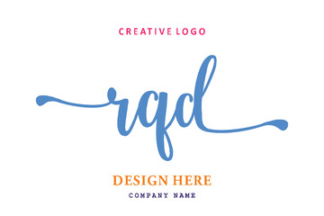 RQD lettering logo is simple, easy to understand and authoritative