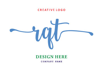 RQT lettering logo is simple, easy to understand and authoritative