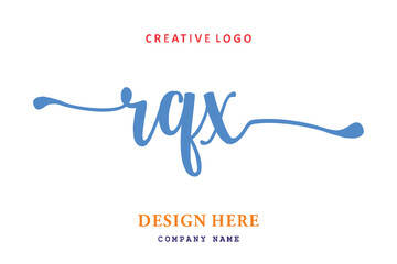RQX lettering logo is simple, easy to understand and authoritative
