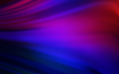 Light Blue, Red vector blurred shine abstract template.