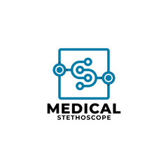 Medical Stethoscope Logo