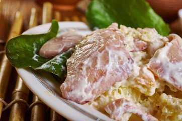 Dalmatian  calamari salad