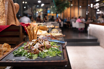 Food Buffet Catering Dining Eating Party Sharing Concept