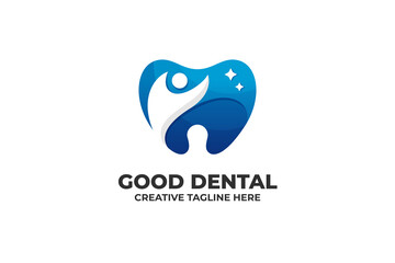 Good Dental Dentist Gradient Logo