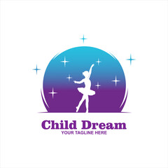 Cloud Dreams logo designs, Kids Dream logo, Child Dream logo template