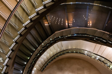 Home interior stair white architecture lobby house decoration