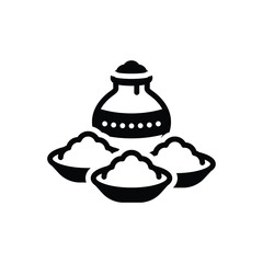 Black solid icon for tradition