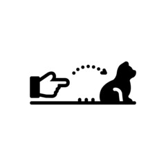 Black solid icon for their indicated