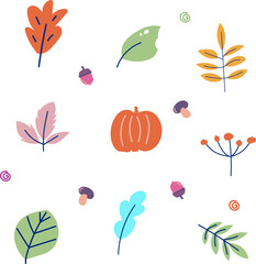 Autumn Leaves Vector Pack