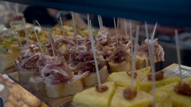Spanish specialty tapas and pinxos