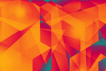 Colorful Modern Polygon Background. Graphic Minimal Design. Colorful Polygonal Pattern