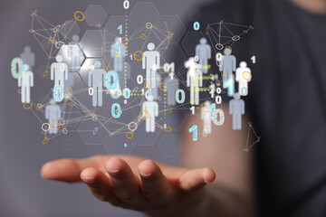 organization chart team concept networking