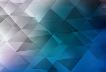 Light BLUE vector polygon abstract layout.