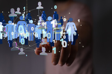 Abstract technology group and data