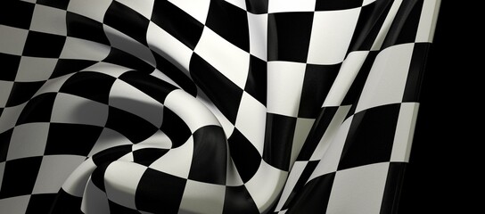 Obraz premium background of checkered flag pattern