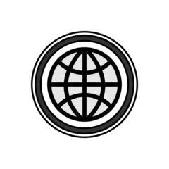 Illustration Vector Graphic of World Plate Logo. Perfect to use for Food Company