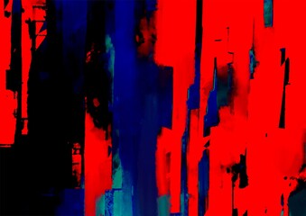 幻想的な赤い血の水彩テクスチャ背景
