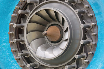 rotor of a Francis turbine © flafabri