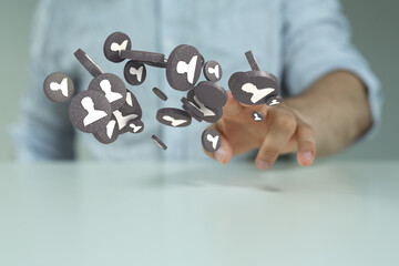 Business and communications group digital