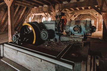 An old mill, an old warehouse, for agricultural products