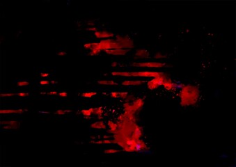 幻想的な赤い血の水彩テクスチャ背景
