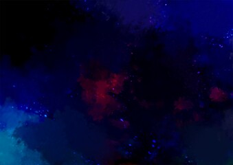 幻想的な水彩の水色テクスチャ背景
