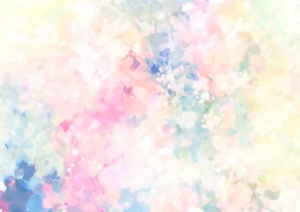 ピンク色と紫色の水彩テクスチャ背景
